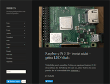 Tablet Screenshot of direcs.de